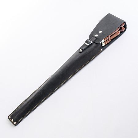 A set of skewers 670*12*3 mm in a black leather case в Пскове