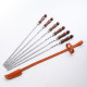 A set of skewers 670*12*3 mm in a leather quiver в Пскове