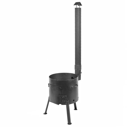 Stove with a diameter of 360 mm with a pipe for a cauldron of 12 liters в Пскове