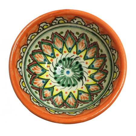 Коса для первых блюд Риштанская Керамика оранжевый Мехроб, средняя в Пскове