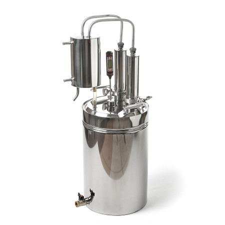 Cheap moonshine still kits "Gorilych" double distillation 10/35/t with CLAMP 1,5" and tap в Пскове