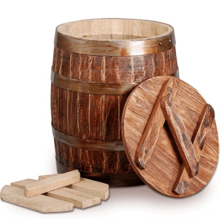 Tub (tub) oak antique, burnt 15 liters в Пскове