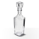 Бутылка (штоф) "Элегант" стеклянная 0,5 литра с пробкой  в Пскове